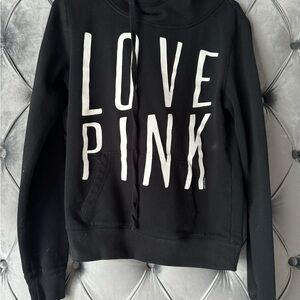 pink/victoria secret hoodie